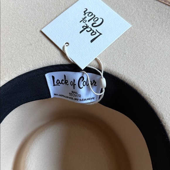 Lack of Color ? Ivory Rancher Hat ? New With Tags Sz Small main image 4